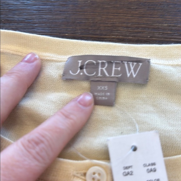 J. Crew Crewneck cardigan in premium ultrafine cotton Size XXS - Picture 6 of 12